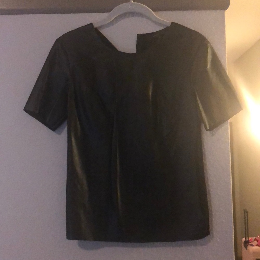 Bcbg leather top